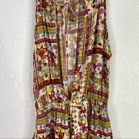 H&M Coachella Cream & Red Floral Print Romper - Picture 5 of 6